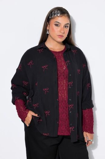 Plus size veliki brojevi Bluza dugih rukava šireg kroja za punije