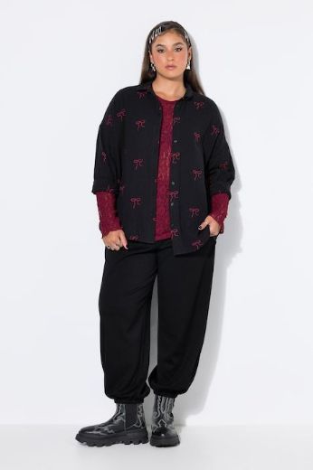 Plus size veliki brojevi Bluza dugih rukava šireg kroja za punije