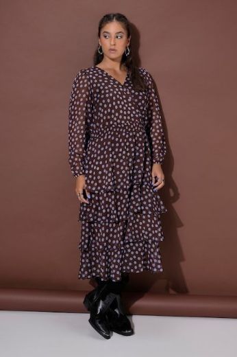 Plus size veliki brojevi Haljina midi za punije