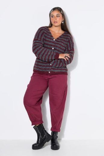 Plus size veliki brojevi Vesta dugih rukava šireg kroja za punije