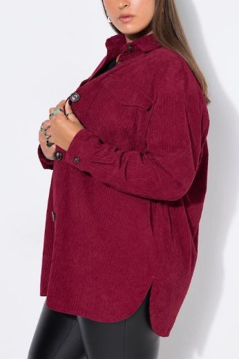 Plus size veliki brojevi Košulja dugih rukava šireg kroja za punije