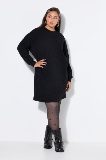 Plus size veliki brojevi Haljina dugih rukava za punije