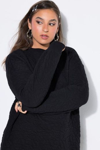 Plus size veliki brojevi Haljina dugih rukava za punije