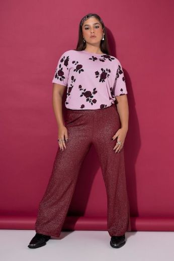 Plus size veliki brojevi Hlače širokih nogavica elastičnog struka za punije
