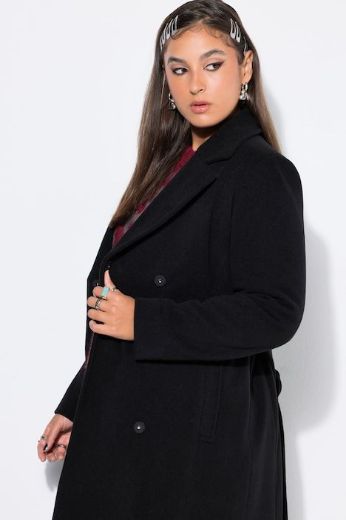 Plus size veliki brojevi Kaput vuneni za punije