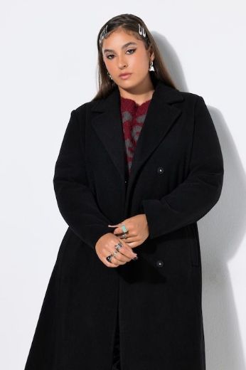 Plus size veliki brojevi Kaput vuneni za punije