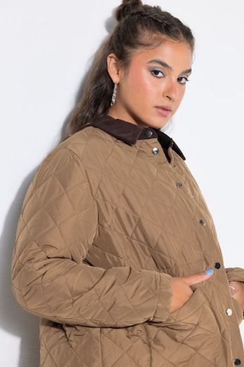Plus size veliki brojevi Jakna prošivena A kroja za punije