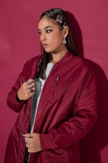 Plus size veliki brojevi Jakna dužeg kroja za punije