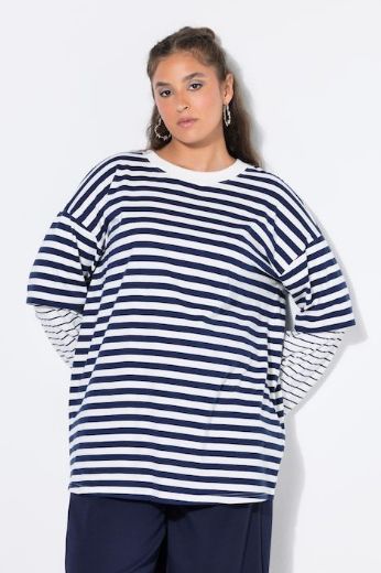 Plus size veliki brojevi Majica dugih rukava šireg kroja za punije