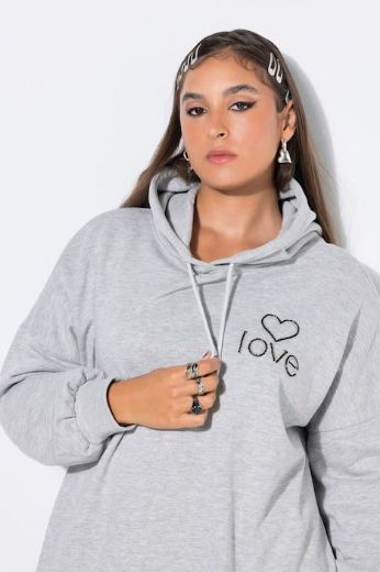 Plus size veliki brojevi Majica dugih rukava s kapuljačom za punije