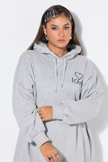 Plus size veliki brojevi Majica dugih rukava s kapuljačom za punije