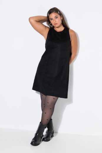 Plus size veliki brojevi Haljina midi bez rukava za punije