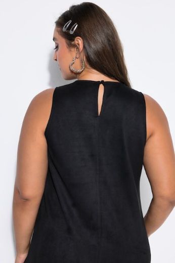 Plus size veliki brojevi Haljina midi bez rukava za punije