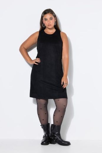 Plus size veliki brojevi Haljina midi bez rukava za punije