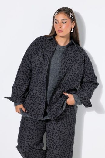 Plus size veliki brojevi Košulja dugih rukava šireg kroja za punije