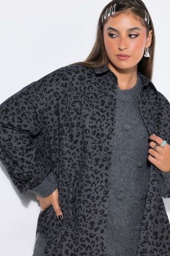 Plus size veliki brojevi Košulja dugih rukava šireg kroja za punije