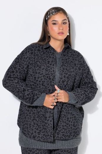 Plus size veliki brojevi Košulja dugih rukava šireg kroja za punije