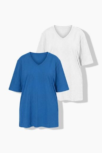 Plus size veliki brojevi Majica kratkih rukava 2 u paketu za punije