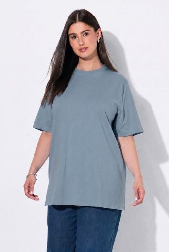 Plus size veliki brojevi Majica kratkih rukava s povišenim ovratnikom za punije