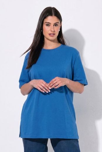Plus size veliki brojevi Majica kratkih rukava s povišenim ovratnikom za punije