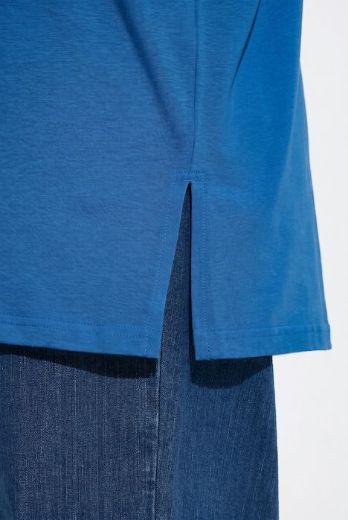 Plus size veliki brojevi Majica kratkih rukava s povišenim ovratnikom za punije
