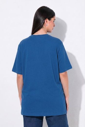 Plus size veliki brojevi Majica kratkih rukava s povišenim ovratnikom za punije