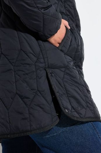Plus size veliki brojevi Jakna prošivena s kapuljačom za punije