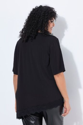 Plus size veliki brojevi Majica kratkih rukava asimetričnog kroja za punije