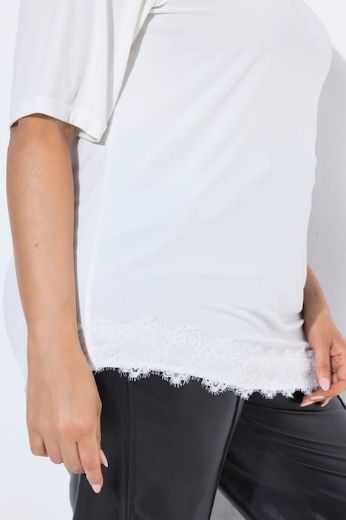 Plus size veliki brojevi Majica kratkih rukava asimetričnog kroja za punije