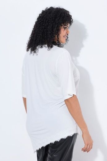 Plus size veliki brojevi Majica kratkih rukava asimetričnog kroja za punije