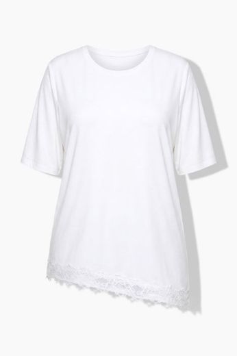 Plus size veliki brojevi Majica kratkih rukava asimetričnog kroja za punije