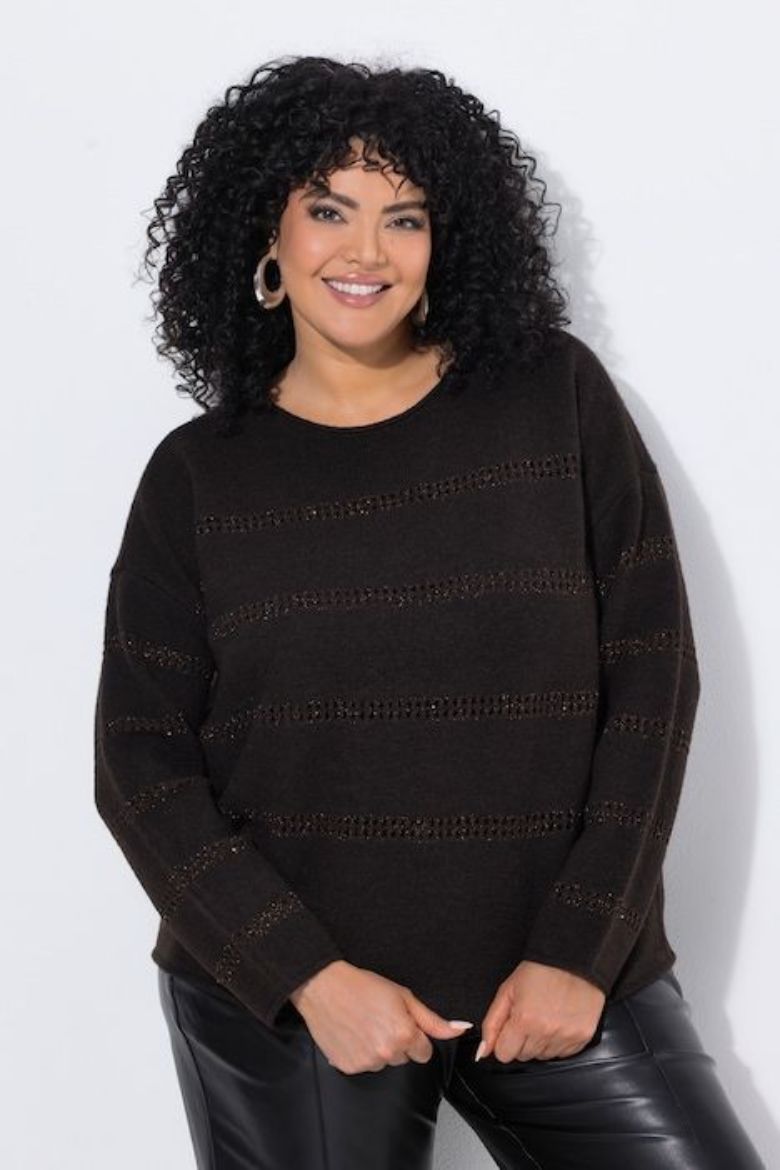 Plus size veliki brojevi Pulover dugih rukava za punije