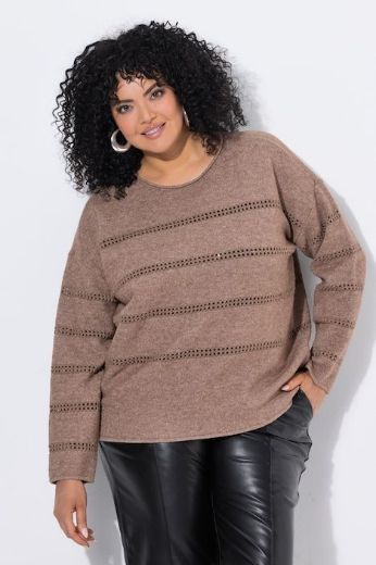 Plus size veliki brojevi Pulover dugih rukava za punije
