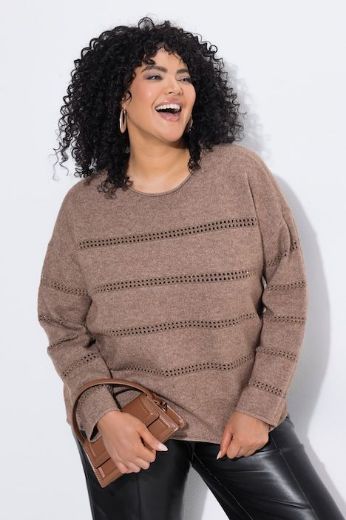 Plus size veliki brojevi Pulover dugih rukava za punije