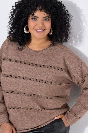 Plus size veliki brojevi Pulover dugih rukava za punije