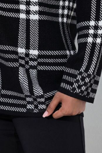 Plus size veliki brojevi Pulover dugh rukava povišenog ovratnika za punije