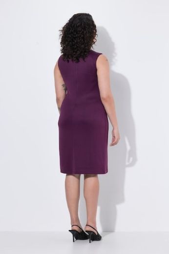 Plus size veliki brojevi Haljina midi bez rukava za punije