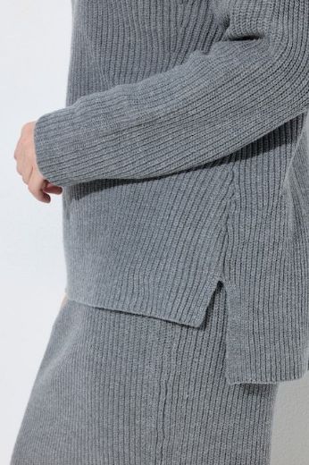 Plus size veliki brojevi Pulover dugih rukava povišenog ovratnika za punije