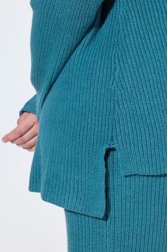 Plus size veliki brojevi Pulover dugih rukava povišenog ovratnika za punije
