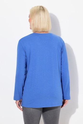 Plus size veliki brojevi Majica Basic dugi rukavi za punije