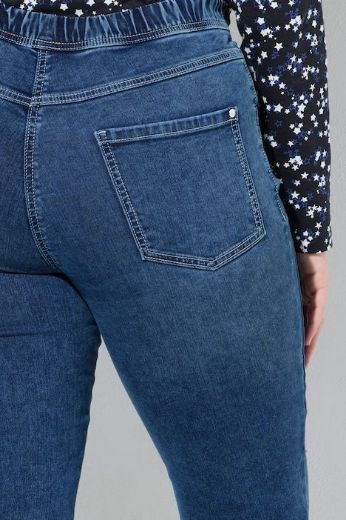 Plus size veliki brojevi Traperice visokog struka za punije