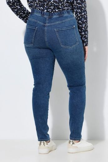 Plus size veliki brojevi Traperice visokog struka za punije