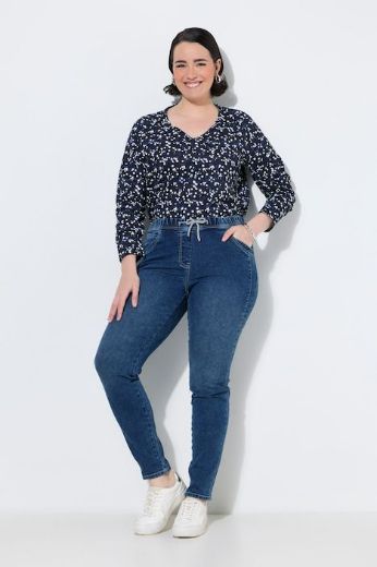 Plus size veliki brojevi Traperice visokog struka za punije