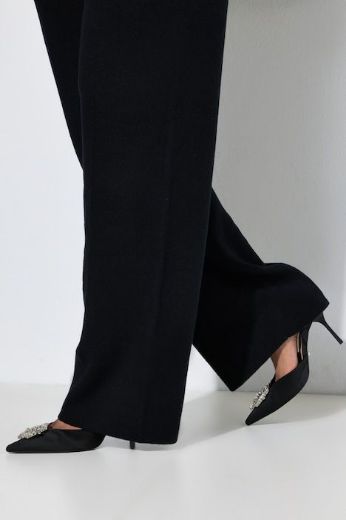 Plus size veliki brojevi Hlače pletene širokih ravnih nogavica za punije