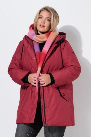 Plus size veliki brojevi Jakna dužeg kroja s kapuljačom za punije