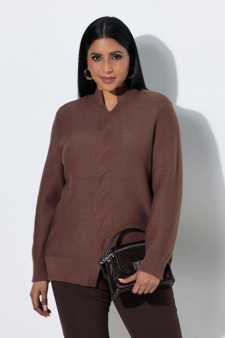 Plus size veliki brojevi Pulover dugih rukava za punije