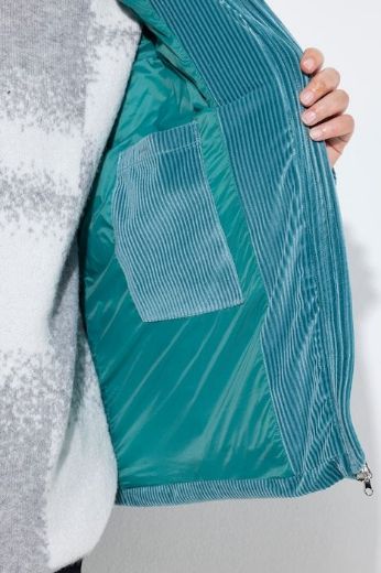 Plus size veliki brojevi Jakna od samta za punije