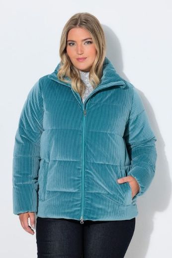 Plus size veliki brojevi Jakna od samta za punije