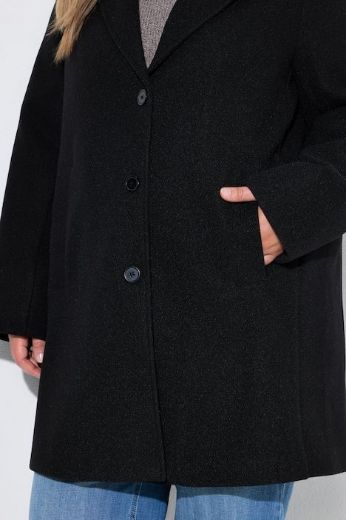 Plus size veliki brojevi Kaput od mješavine vune za punije