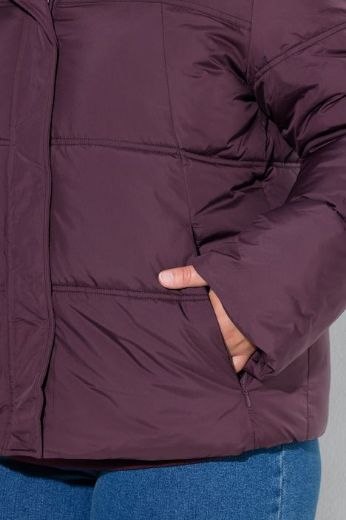 Plus size veliki brojevi Jakna prošivena s kapuljačom za punije